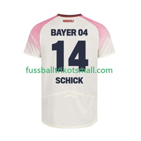 Fußballtrikots Bayer 04 Leverkusen Patrik Schick 14 2025-2026 Kurzarm Auswärts-trikot kaufen